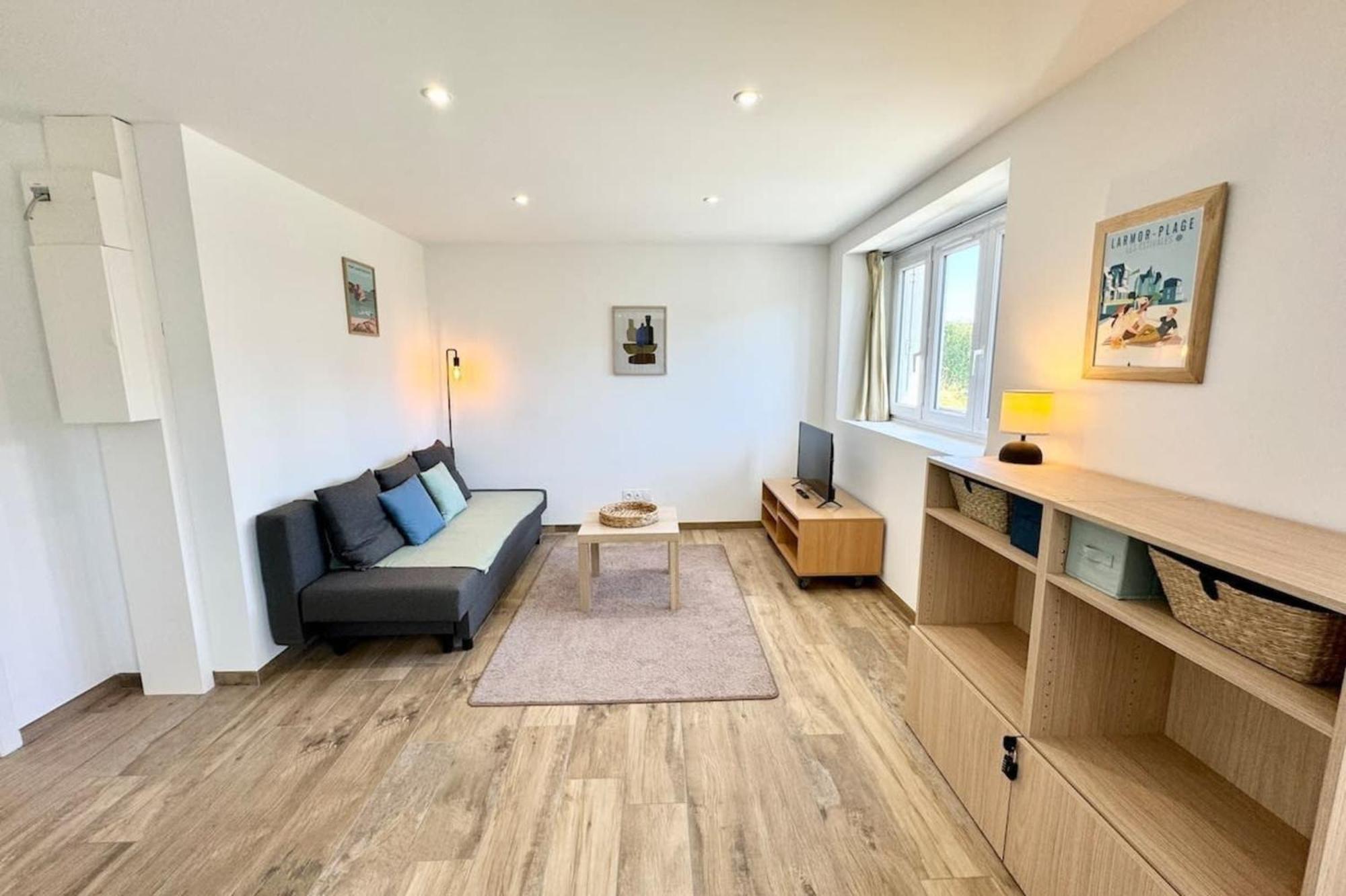 Joli Appartement Neuf Jardin 500 M Des Plages Larmor-Plage Extérieur photo