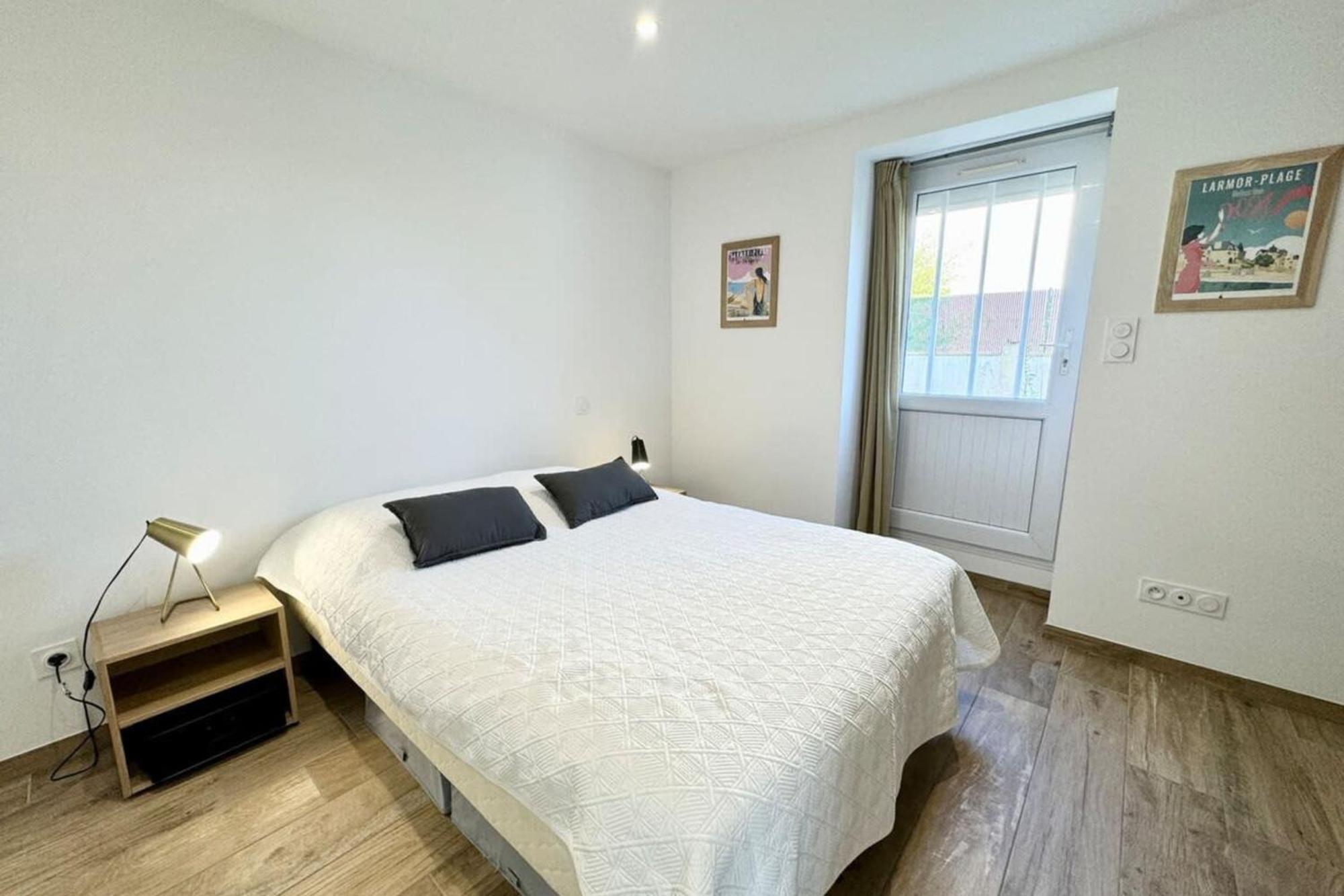 Joli Appartement Neuf Jardin 500 M Des Plages Larmor-Plage Extérieur photo